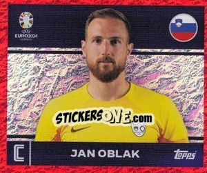 Sticker Jan Oblak - UEFA Euro 2024. Swiss Edition n. SVN2 - Panini