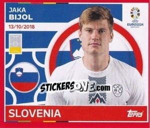 Sticker Jaka Bijol - UEFA Euro 2024. Swiss Edition n. SVN4 - Panini