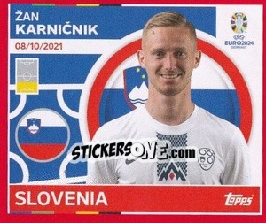 Sticker Žan Karničnik - UEFA Euro 2024. Swiss Edition n. SVN7 - Panini
