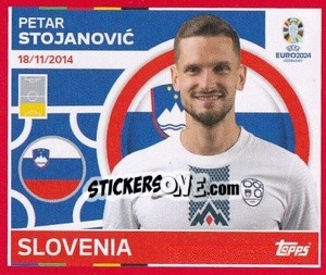 Sticker Petar Stojanović - UEFA Euro 2024. Swiss Edition n. SVN8 - Panini