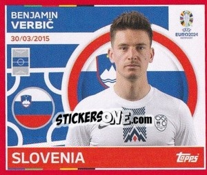 Sticker Benjamin Verbič - UEFA Euro 2024. Swiss Edition n. SVN11 - Panini