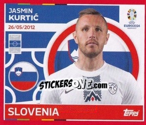 Sticker Jasmin Kurtić - UEFA Euro 2024. Swiss Edition n. SVN14 - Panini