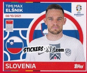 Sticker Timi Max Elsnik - UEFA Euro 2024. Swiss Edition n. SVN21 - Panini
