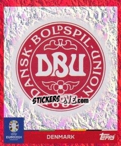 Sticker Emblem - UEFA Euro 2024. Swiss Edition n. DEN1 - Panini