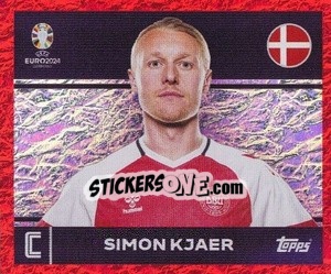 Sticker Simon Kjaer - UEFA Euro 2024. Swiss Edition n. DEN2 - Panini