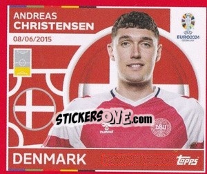 Sticker Andreas Christensen - UEFA Euro 2024. Swiss Edition n. DEN5 - Panini