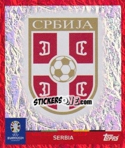 Sticker Emblem - UEFA Euro 2024. Swiss Edition n. SRB1 - Panini