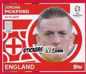 Sticker Jordan Pickford - UEFA Euro 2024. Swiss Edition n. ENG4 - Panini