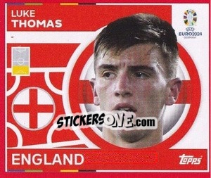 Sticker Luke Thomas - UEFA Euro 2024. Swiss Edition n. ENG5 - Panini