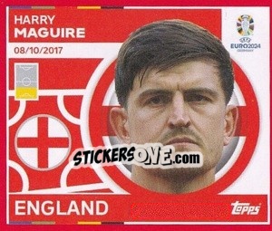 Sticker Harry Maguire - UEFA Euro 2024. Swiss Edition n. ENG6 - Panini