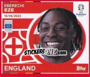 Sticker Eberechi Eze - UEFA Euro 2024. Swiss Edition n. ENG13 - Panini