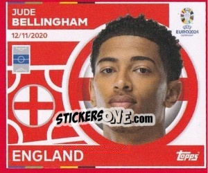 Sticker Jude Bellingham - UEFA Euro 2024. Swiss Edition n. ENG16 - Panini