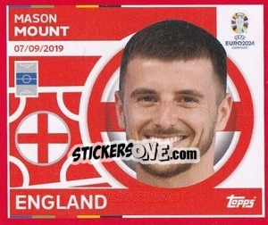 Sticker Mason Mount - UEFA Euro 2024. Swiss Edition n. ENG17 - Panini