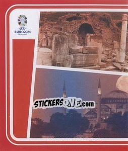 Sticker Turkey Landmark - UEFA Euro 2024. Swiss Edition n. TUR-P1 - Panini