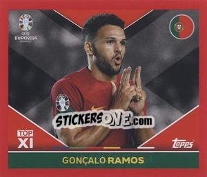 Sticker Gonçalo Ramos - UEFA Euro 2024. Swiss Edition n. POR-TOP2 - Panini