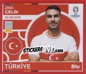 Sticker Zeki Çelik - UEFA Euro 2024. Swiss Edition n. TUR5 - Panini