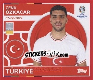 Sticker Cenk Özkacar - UEFA Euro 2024. Swiss Edition n. TUR13 - Panini
