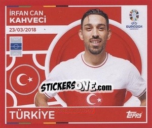 Sticker İrfan Can Kahveci - UEFA Euro 2024. Swiss Edition n. TUR15 - Panini