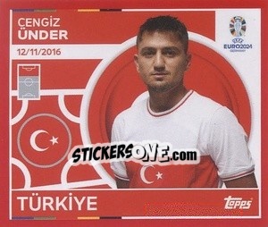 Sticker Cengiz Ünder - UEFA Euro 2024. Swiss Edition n. TUR21 - Panini