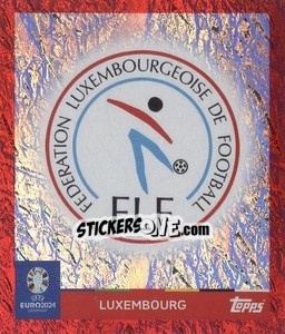 Sticker Emblem - UEFA Euro 2024. Swiss Edition n. LUX1 - Panini
