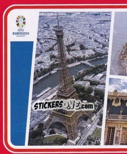 Sticker France Landmark - UEFA Euro 2024. Swiss Edition n. FRA-P1 - Panini
