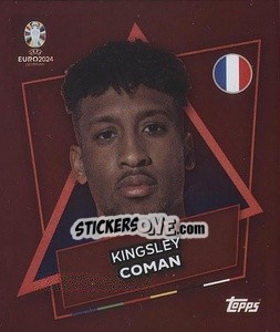 Sticker Kingsley Coman - UEFA Euro 2024. Swiss Edition n. FRA-SP - Panini