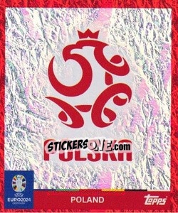Sticker Emblem - UEFA Euro 2024. Swiss Edition n. POL1 - Panini