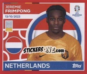 Sticker Jeremie Frimpong - UEFA Euro 2024. Swiss Edition n. NED5 - Panini