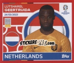 Sticker Lutsharel Geertruida - UEFA Euro 2024. Swiss Edition n. NED9 - Panini
