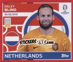 Sticker Daley Blind - UEFA Euro 2024. Swiss Edition n. NED10 - Panini