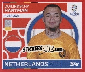 Sticker Quilindschy Hartman - UEFA Euro 2024. Swiss Edition n. NED11 - Panini