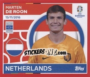 Sticker Tijjani Reijnders - UEFA Euro 2024. Swiss Edition n. NED13 - Panini