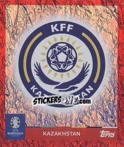 Cromo Emblem - UEFA Euro 2024. Swiss Edition n. KAZ1 - Panini