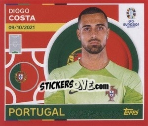Sticker Diogo Costa - UEFA Euro 2024. Swiss Edition n. POR4 - Panini