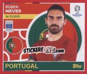 Sticker Rúben Neves - UEFA Euro 2024. Swiss Edition n. POR15 - Panini