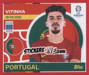 Sticker Vitinha - UEFA Euro 2024. Swiss Edition n. POR16 - Panini
