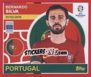 Sticker Bernardo Silva - UEFA Euro 2024. Swiss Edition n. POR18 - Panini
