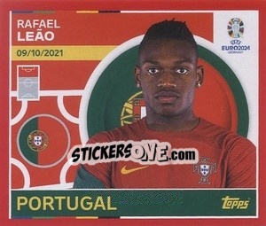 Sticker Rafael Leão - UEFA Euro 2024. Swiss Edition n. POR21 - Panini