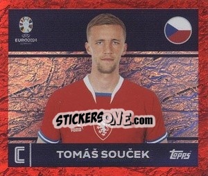 Sticker Tomáš Souček - UEFA Euro 2024. Swiss Edition n. CZE2 - Panini