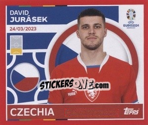 Sticker David Jurásek - UEFA Euro 2024. Swiss Edition n. CZE5 - Panini