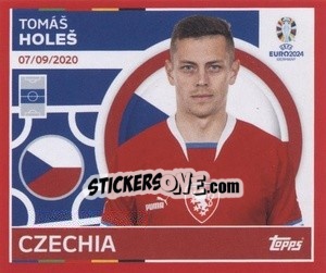 Sticker Tomáš Holeš - UEFA Euro 2024. Swiss Edition n. CZE10 - Panini