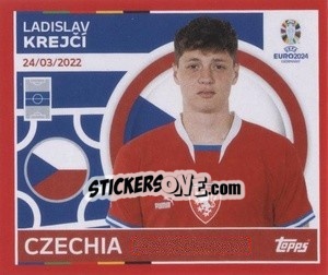 Sticker Ladislav Krejčí - UEFA Euro 2024. Swiss Edition n. CZE12 - Panini