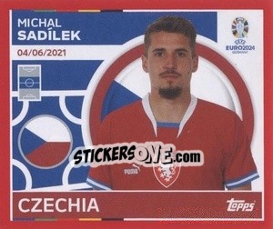 Sticker Michal Sadílek - UEFA Euro 2024. Swiss Edition n. CZE13 - Panini