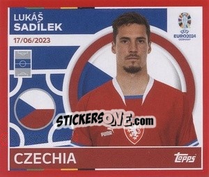 Sticker Lukáš Sadílek - UEFA Euro 2024. Swiss Edition n. CZE15 - Panini