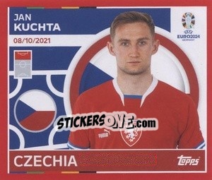 Sticker Jan Kuchta - UEFA Euro 2024. Swiss Edition n. CZE18 - Panini