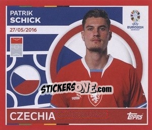 Sticker Patrik Schick - UEFA Euro 2024. Swiss Edition n. CZE19 - Panini