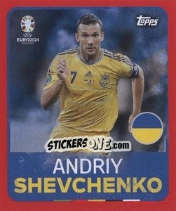 Sticker Andriy Shevchenko - UEFA Euro 2024. Swiss Edition n. LEG5 - Panini