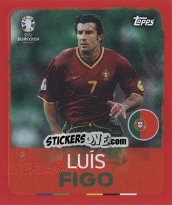Sticker Luis Figo - UEFA Euro 2024. Swiss Edition n. LEG7 - Panini