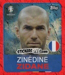 Sticker Zinedine Zidane - UEFA Euro 2024. Swiss Edition n. LEG8 - Panini