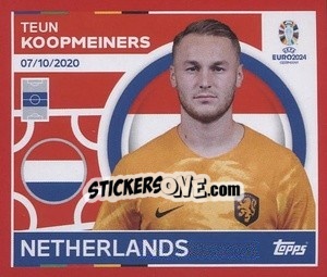 Sticker Teun Koopmeiners - UEFA Euro 2024. Swiss Edition n. NED15 - Panini